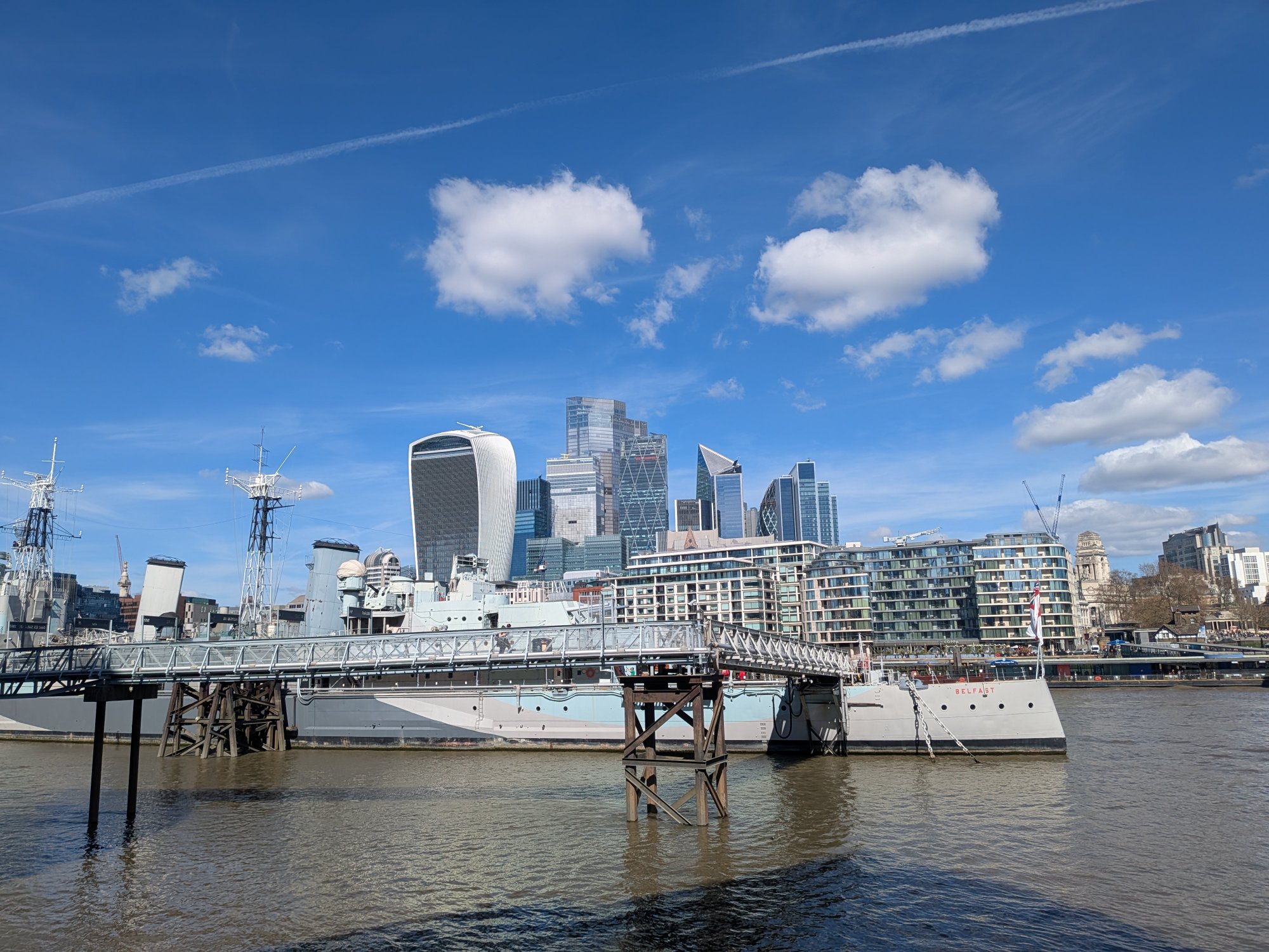 City of London skyline from the South Bank