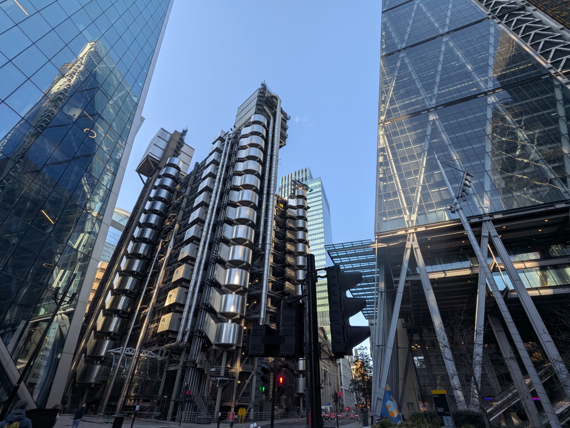 Lloyd's of London and the City skyline