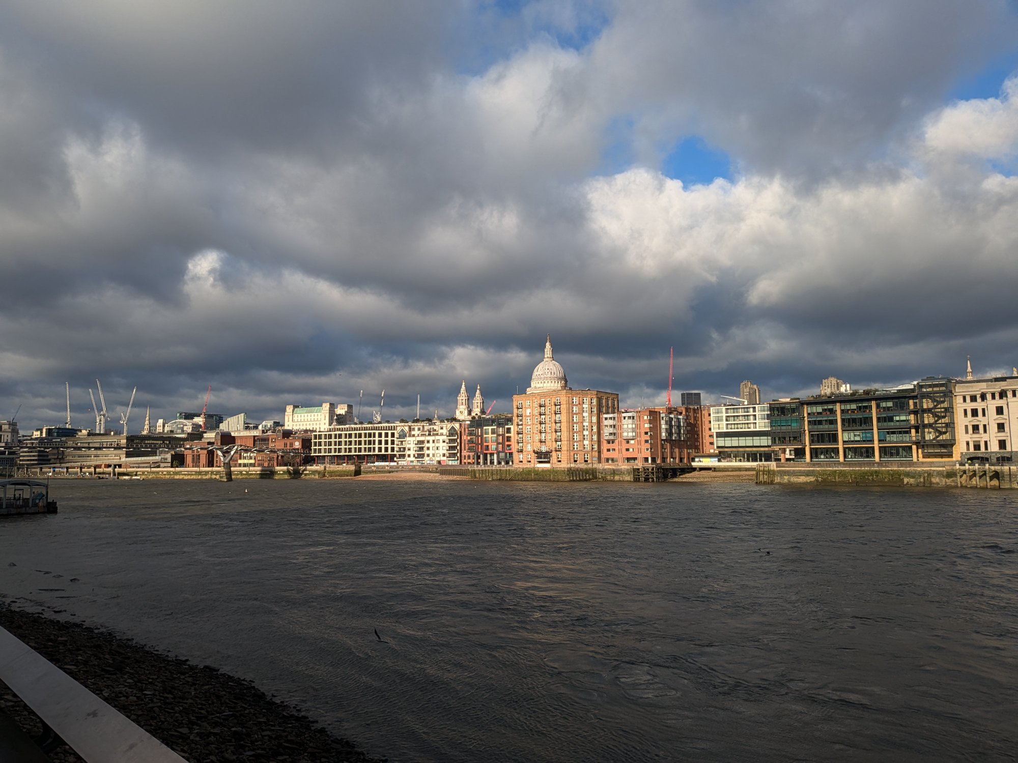 The Thames and St Paul's Cathedral, London